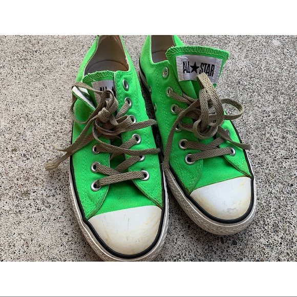 green low top converse